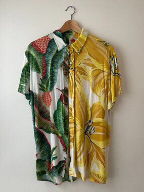 FARM Rio Tropical Beachy Button Down